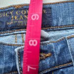 Juicy Couture  Blue Flare Denim Jeans 28‎ Cut 611603 Style 20159 ZB Distressed Photo 10