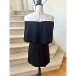 Elliatt  Black & White Capulet Cape Sheath Mini Dress Photo 7