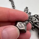 Pardma Paris charm parfum bottle shoes‎ dangle chain necklace gunmetal Gray Photo 4