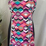 EleVen Venus Williams Black Multi Print Sleeveless Racerback Athletic Dress L Size L Photo 0