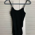 MD/LG Black stretch silk ballerina bodysuit Size M Photo 1