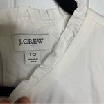 J.Crew white sleeveless tiered midi dress size 10 vacation cruise bridal shower Photo 7