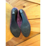 Dana Buchman  Alexandria Aubsde Suede Leather Buckle Wedge Heel Women's Sz 8.5M Photo 4