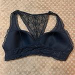 Victoria's Secret Black lace bralette padded lining size M Racerback Lace Photo 4