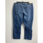 Lee Womans  Regular Fit Straight Leg mid Rise 16 Short Blue Jeans Photo 1