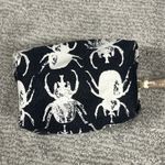 India Hicks  Beetle Canvas Tote Bag Navy Blue White & Small Pouch Eleuthera Photo 4