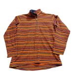 Patagonia Vintage Capilene Quarter Zip Striped Fleece Made In USA Gorpcore Med Photo 0