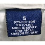 SO  Stretch Cropped Pants Khaki Casual Career Women's Size 5‎ Photo 3