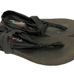 Skechers Womens Size 9 Meditation Studio Kicks Sling Fabric Foam Soles Photo 4