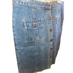 Faded Glory  Vintage 90’s Denim Button Down Skirt “Missy” Size 12 Photo 2