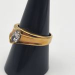 Vintage RS Covenant 18KT GE & CZ Ring (9) Gold Photo 1
