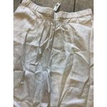Madewell  Pants Womens XL Linen Drawstring Elastic Waist Cropped Lightweight Casu Photo 4