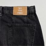 Free People NWT‎ We The Free Jeans Size 25  Black Curvy Siren Low Rise Straight Photo 4
