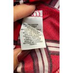 Liz Claiborne  Womens Blouse Medium Geometric Long‎ Sleeve Pleated V Neck - PM Photo 6