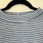 Free People  We The Free Long Sleeve Striped Shirt - Blue Photo 2