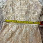 Pretty Little Thing White Frill Hem Lace Bodycon Dress 8 Fairycore Mermaid NEW Photo 6