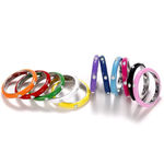 Boutique NEW Women's Pave’ Diamond Black Enamel S925 Stacking Ring Size‎ 9 Photo 7