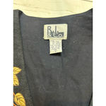 Pacific&Co R. J. . Vintage Embroidered Vest Size Small Brown Leaves Wool Blend Photo 2