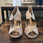 Ann Taylor Ann Taylor Tan Suede heels size 7.5 Photo 3