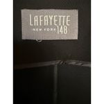 Lafayette 148 Open Front Wool Blazer Jacket Women’s Sz L/XL? Black Drape Pockets Size L Photo 4