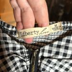 Liberty Love Black & White Plaid Front Zip Cropped Tank Top Size Medium Photo 4