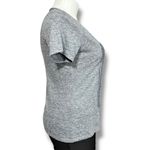 Old Navy  Womens T Shirt Top Graphic Print Short Sleeve V Neck Gray Teal Large Photo 1