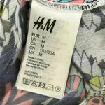 H&M  Sheer Swim Cover Shorts Lace Trim Floral Paisley Print 1” Inseam Size M Photo 2