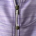Athleta Lavender Zip-Up Hoodie small zip up LS w/Thumbholes sleeve+hand Pkts Photo 3