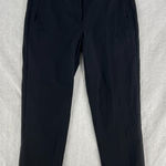 Lululemon  On The Move Pant Lightweight Womens 10 Black Tailored Sweat Wicking Photo 0
