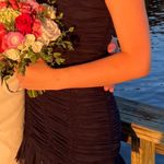 Navy Sparkly Mini Dress Black Size XS Photo 1