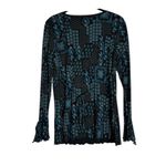 Vintage Y2K Babydoll Top Bell Sleeve Dainty Floral Goth WhimsiGoth Grunge Size M Black Size M Photo 7