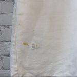 Levi's Levi’s White Distressed Long Denim Shorts Photo 4