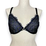 Savage X Fenty Bra Megan thee Stallion Starry Night Size 34DDD Black Blue Purple Photo 0