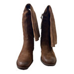 Born Womens Britton Over the Knee Brown Boot Leather Size 6.5M Riding Boots Photo 2