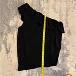 Mossimo Supply Co Mossimo Black One-Shoulder Top Photo 4