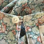Rebecca Taylor La vie,  Adelie green and salmon floral ruffle shoulder jumpsuit S Photo 6