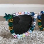 University of Notre Dame white beaded sunglasses I handmade! Photo 3