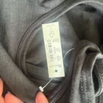 Madewell NWT  Size S MWL Softfade Cotton Racerback‎ Tank Top Black Photo 4