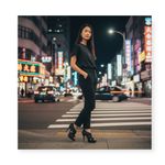 Elizabeth and James š Milla Platform Stiletto Heel Sandal š Black Sheen š7.5M Photo 14