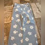 O'Neill Kelcey Floral High Waist Stretch Cotton Chambray Pants Photo 1