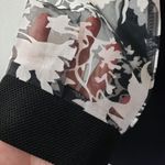 White Fox Boutique New SECRETLABEL, WHITE-FOX Large Black and White Floral Shift Sheer Sleeve Dress Photo 4