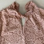 Rose + Olive Lace Dusty Rose Top Tunic Women's Size Small Pink Photo 3