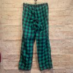 Aerie  sleep pants green black plaid sz S Photo 5