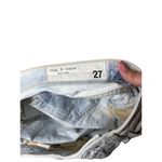 Rag and Bone Dre Low Rise Denim Cutoff Short Tie Dye Blue Women's Size 27 Photo 6