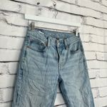 American Eagle  ’90s Skinny Stretch Jeans Women’s 00 Distressed Light Wash Denim Photo 2