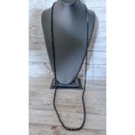 Vintage Necklace Black Extra Long Statement (Can Be Layered) Photo 1