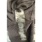 ASOS DESIGN Black Scrunched Bust with Cut Out Textured MIDI Dress - Small Photo 9