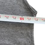 Rose Gal High Low Ruffle Button Up Grey Vest Large Indie Steampunk Boho Retro Gray Photo 7