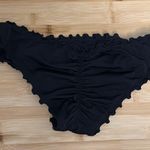 Shade & Shore Size Small Black Ruffled Women's Bikini Bottom Swim Suit Photo 1