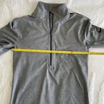 Nike Pro Dri Fit Womens 1/2 Zip Pullover Mock Neck Long Sleeve Gray -Size Medium Photo 7